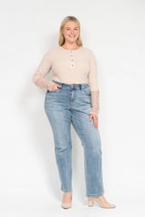 Judy Blue Mid Rise Dad Jean