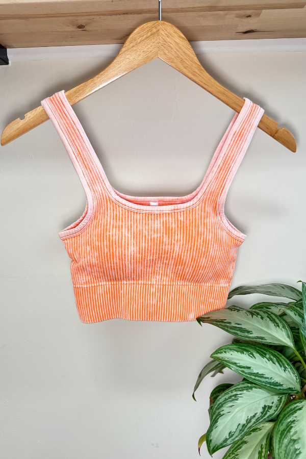 Square Neck Bralette- Removable Pads