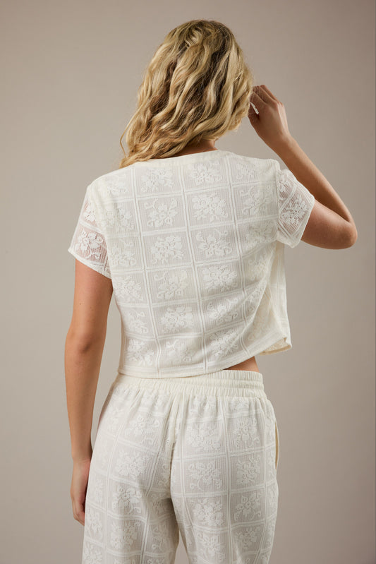 Crochet Fitted Top - Shop Ravel