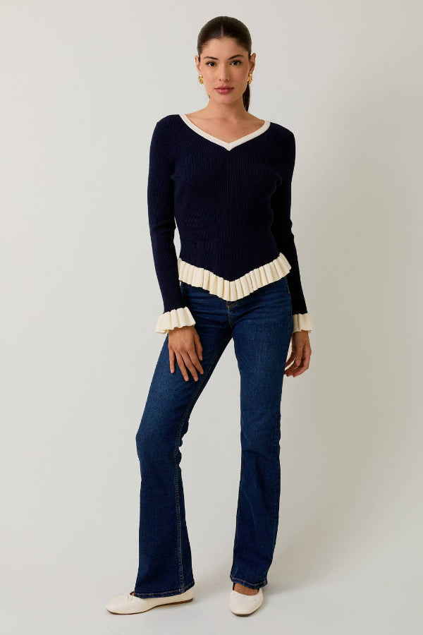 Ribbed Knit Sweater