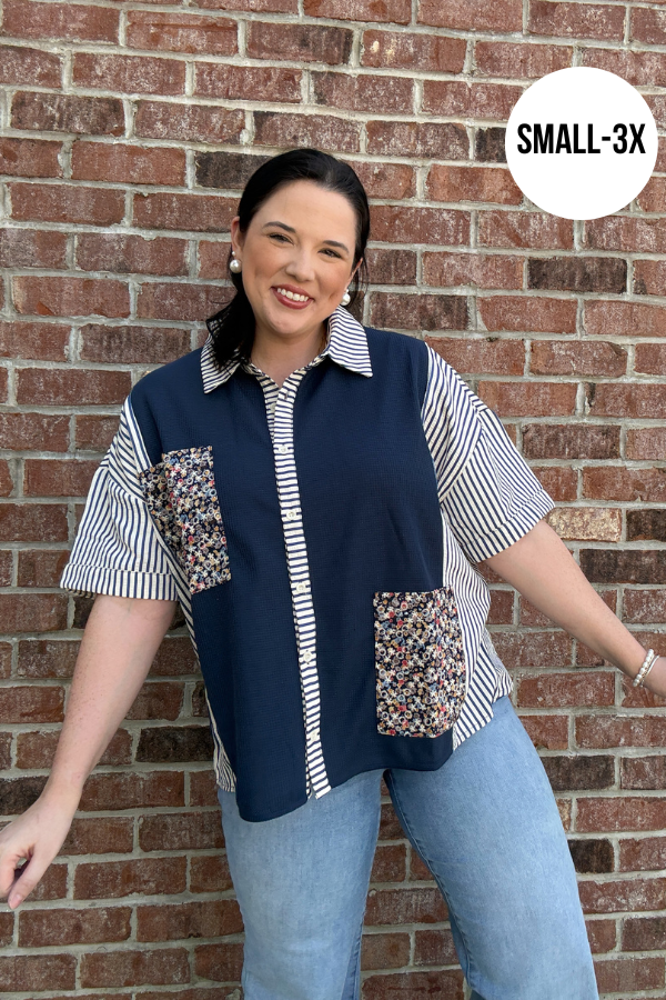 Contrasting Moments Top - Shop Ravel