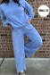Keep It Comfy Pants-Full Length- Cornflower Blue