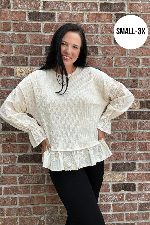 Ruffle Bottom Top