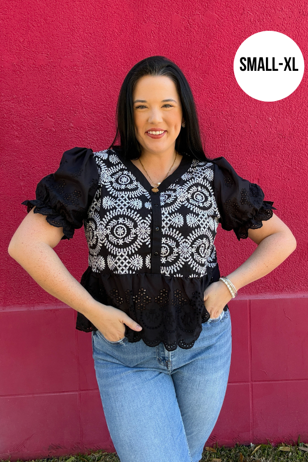 Eyelet Top - Shop Ravel