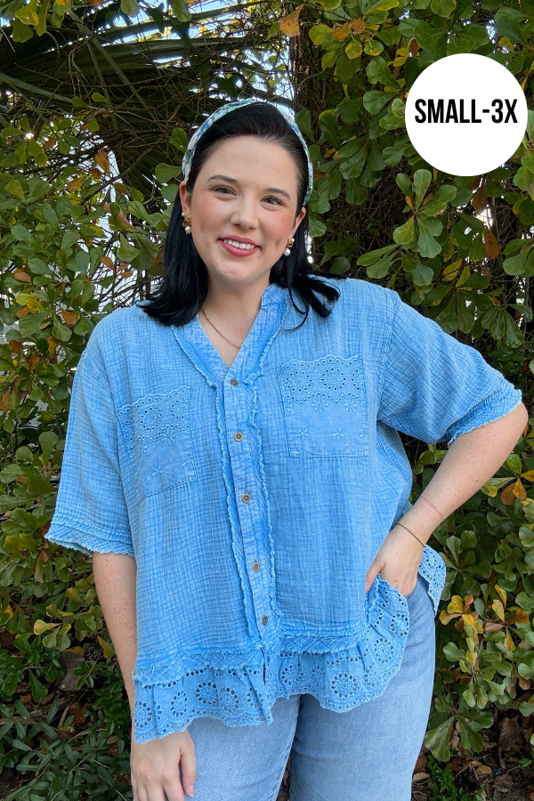 Ocean Blue Top - Shop Ravel