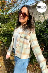 Pistachio Plaid Jacket