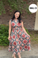 Allover Print Midi Dress