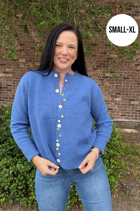 Confetti Button Cardigan