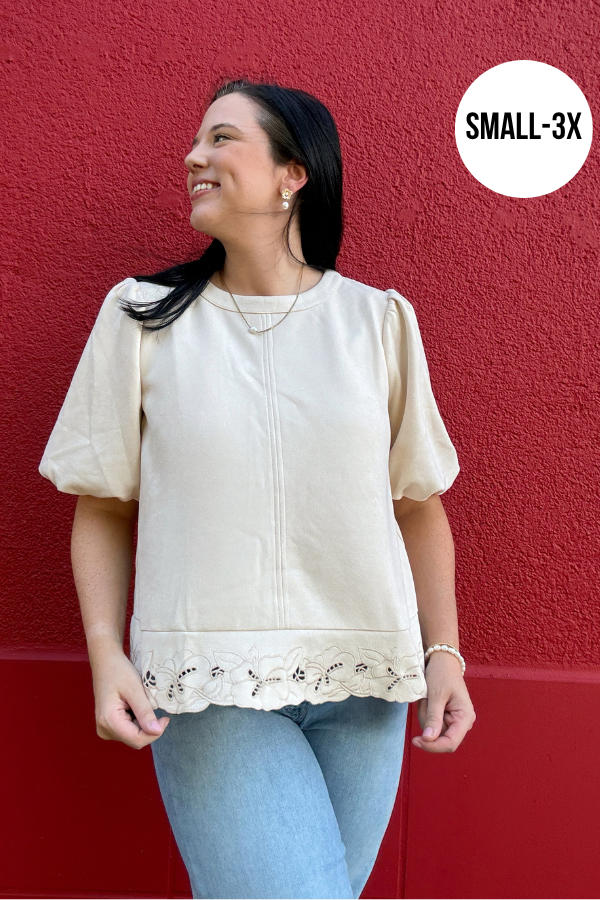 Suede Moment Top - Shop Ravel