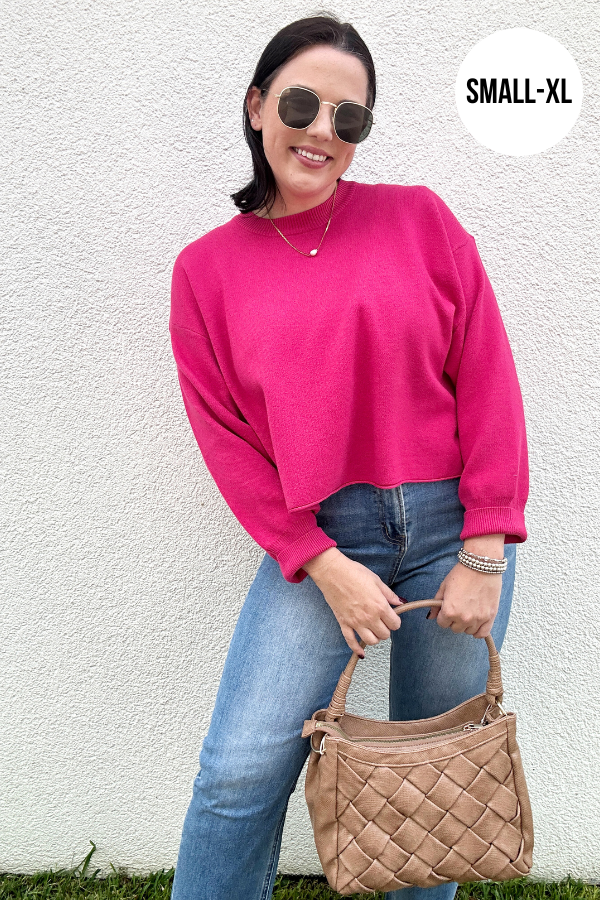 Crisp Morning Sweater- Pink