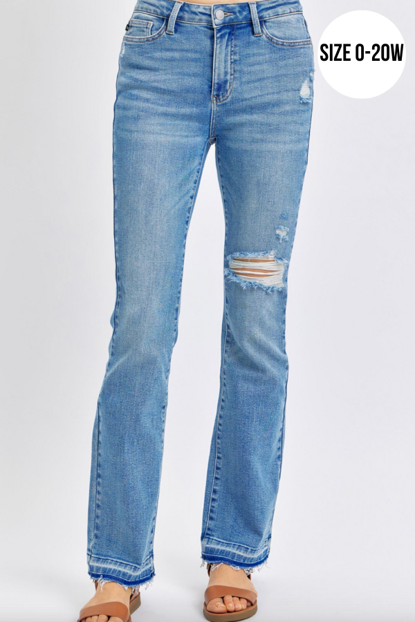 Judy Blue Mid Rise Bootcut Jeans