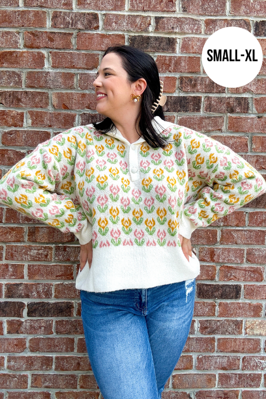 Buttoned Up Sweater