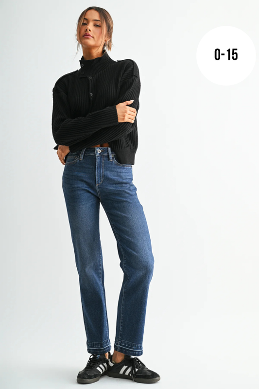 Mica High Rise Straight Leg - MDP-T4069