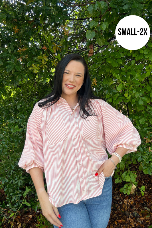 Wavy Hem Top