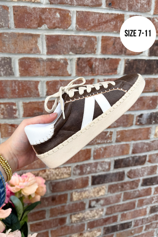 Corky's Friend Zone Sneaker- Chocolate