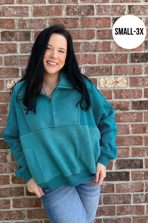 Take It Easy Quarter Zip Pullover