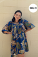Abstract Blue Dress