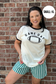 Game Day Football Ringer Graphic Top