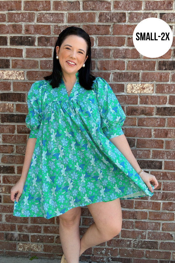 Shades of Green Dress - Shop Ravel