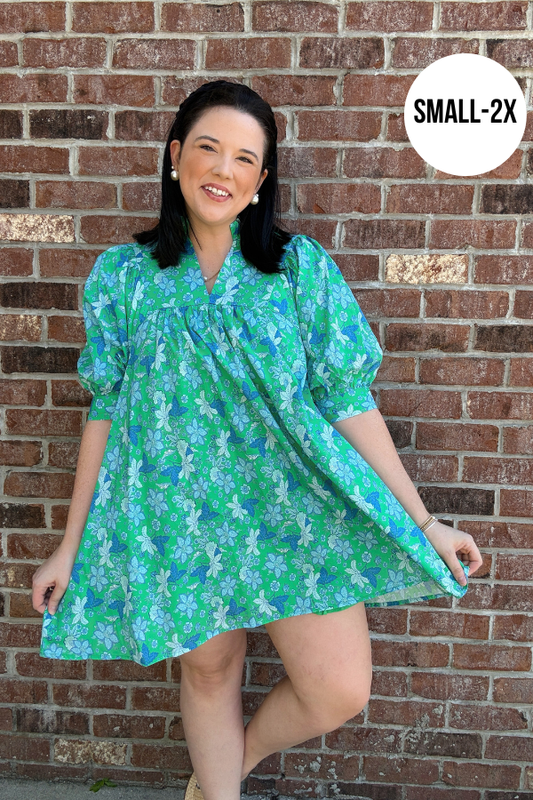 Shades of Green Dress - Shop Ravel