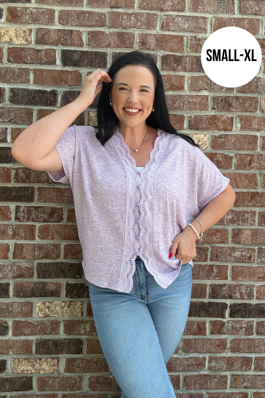 Lace Edge Top