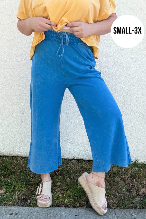 Keep It Together Sweatpants- Ocean Blue - Shop Ravel