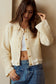 Wooden Button Cardigan