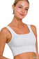 Square Neck Bralette- Removable Pads