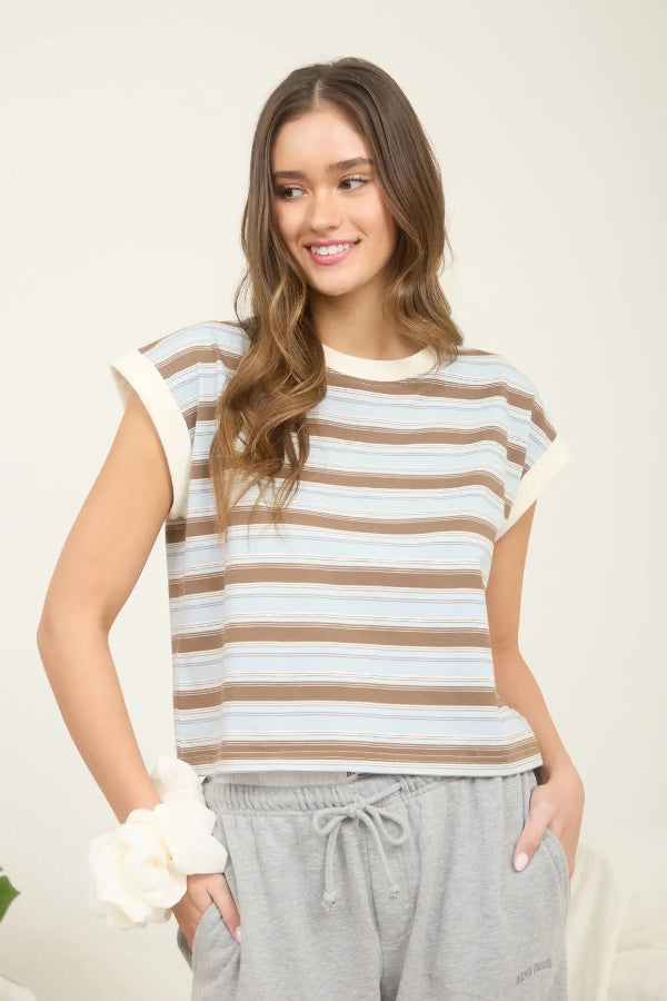 Multi Stripe Top - Shop Ravel