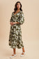 Gathered Around Midi Dress