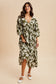Gathered Around Midi Dress