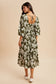 Gathered Around Midi Dress