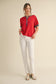 Ribbed Henley Top