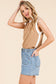 Pocket Denim Shorts