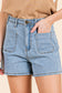 Pocket Denim Shorts