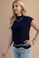 Mock Neck Knit Top
