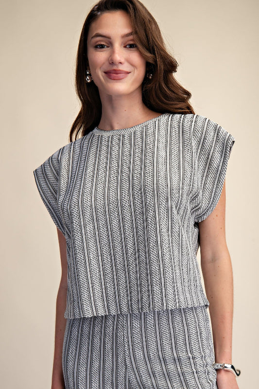 Glam Striped Top