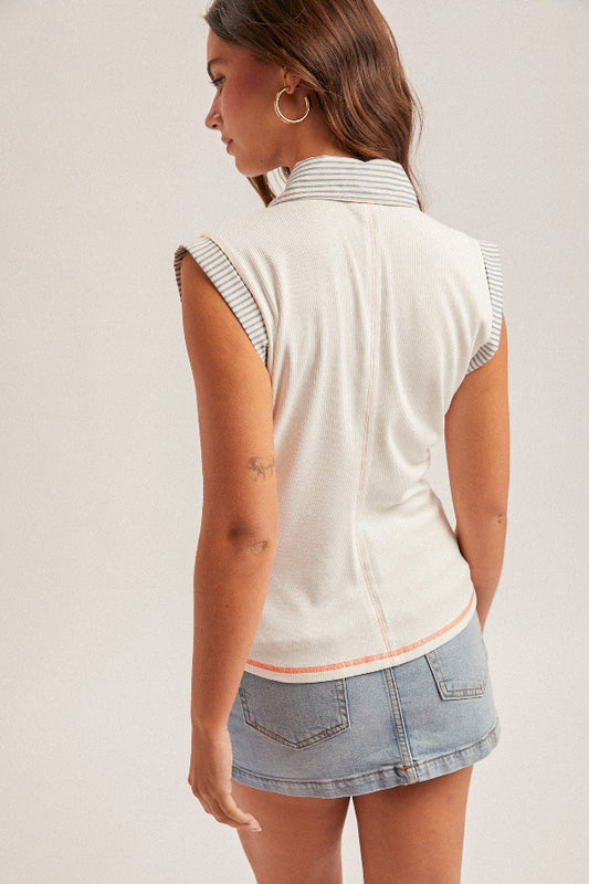 Rib Tee Top - Shop Ravel