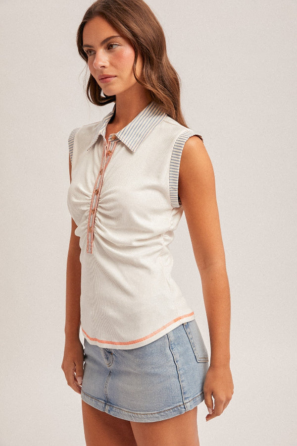 Rib Tee Top - Shop Ravel
