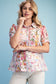 Mixed Floral Button Down Shirt