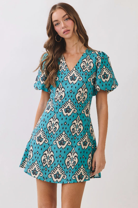 Ikat Design Dress - Shop Ravel