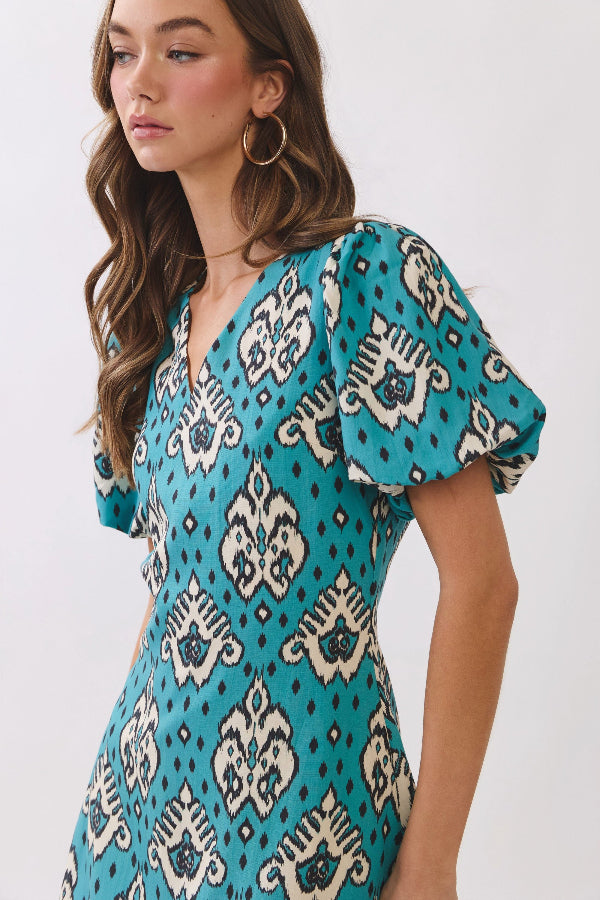 Ikat Design Dress - Shop Ravel