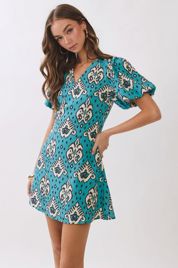Ikat Design Dress - Shop Ravel
