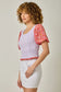 Chiffon Sleeve Lace Top - Shop Ravel