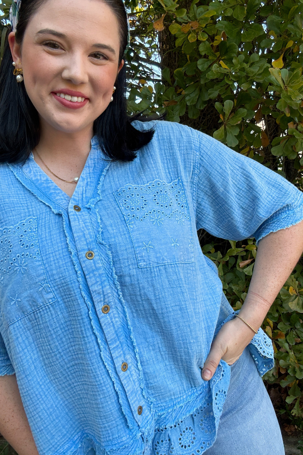 Ocean Blue Top - Shop Ravel