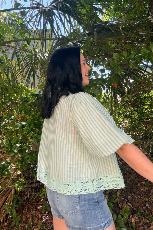 Sage Green Top - Shop Ravel