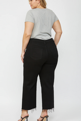 Mica Curve Wide Leg Crop Jeans