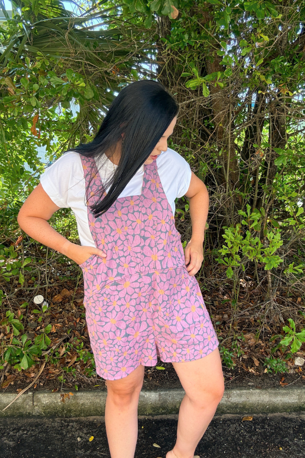 Denim Daisies Romper