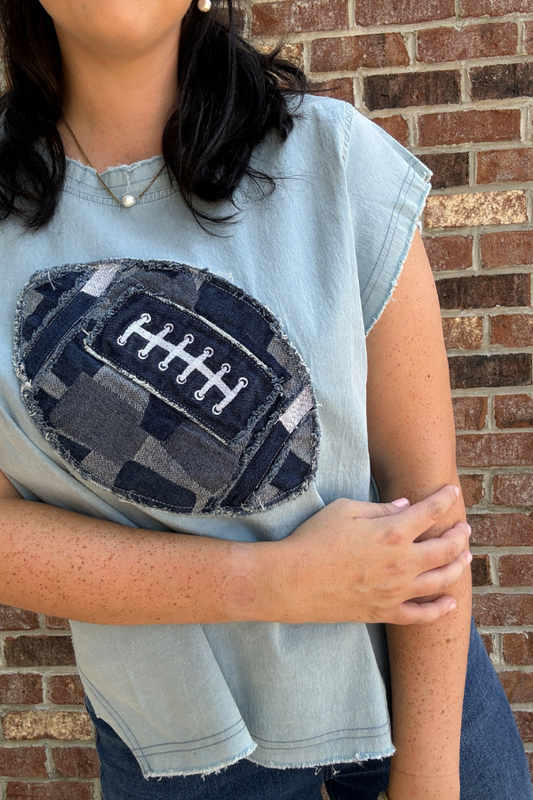 Game Day Patch Top