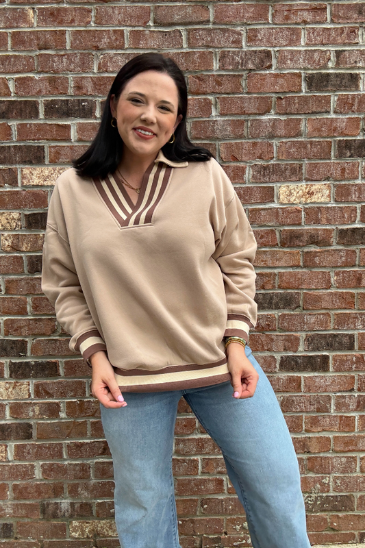 Striped Pullover Top